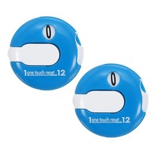 2 Pack Golf Score Counter Mini Golf Stroke Attachment Blue White