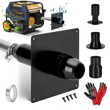 Generator Exhaust Extension Silencer Kit with Three Universal Adapters Compat...