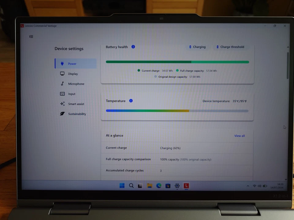 Lenovo ThinkPad X1 2-in-1 Gen 9 (21KF) 14" Ultra 5 135U 32GB 256GB SSD Win11 Pro - Image 4 of 4