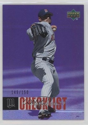 2006 Upper Deck Special F/X Checklist Purple 149/150 Johan Santana #898 0x82