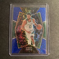 2021-22 Panini Select JAYSON TATUM #172 Blue Shimmer silver 