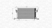 Magneti Marelli Kondensator Klimaanlage 350203838000 FüR Peugeot 306 7A 7C N3 N5