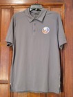 NWT-New York Islanders Fanatics NHL Pro Authentics Polo Mens Medium Gray  — photo 5