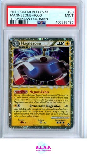 MAGNEZONE HOLO POKEMON GER HEARTGOLD & SOULSILVER TRIUMPHANT 2011 96 PSA 9