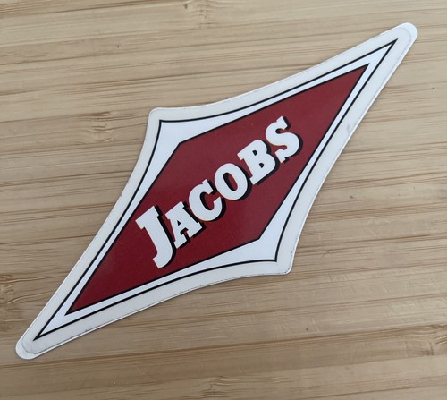 JACOBS Tavole da Surf Longboard Classic Red Diamond Vintage Surf ADESIVO - Foto 2 di 4