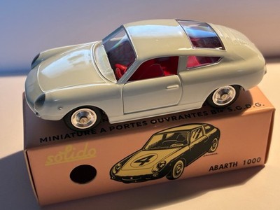 Solido  Fiat Abarth 1000   unbespielt neu Vitrine OVP