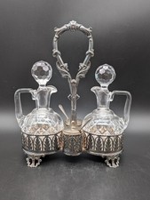 Menage 925 Sterling Silber Portugal Porto alt original vollst&auml;ndig antik