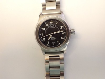 ORIS 7501 Swiss Made All SS Sapphire 25j Automatic Men's Wristwatch
