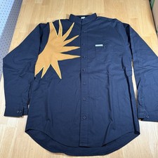 Vintage Mo Betta Sevens Collection Sunburst Shirt Size Men?s Large Black Western