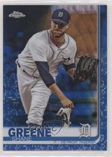 2019 Topps Chrome Blue Wave Refractor 15/75 Shane Greene #21 2k3