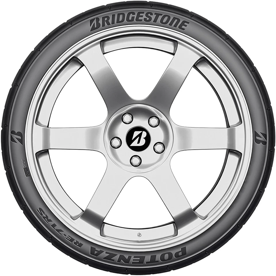 4 New Bridgestone Potenza RE-71RS 2x 225/45R17 94W 2x 255/40R17 98W Racing Tires - Image 3 of 3