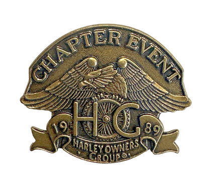 HOG Harley Davidson Owners Group 1989 Chapter Event Commemorative Pin