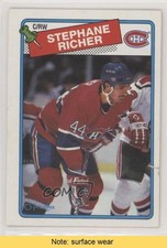 1988-89 O-Pee-Chee Stephane Richer #5 READ 3v8