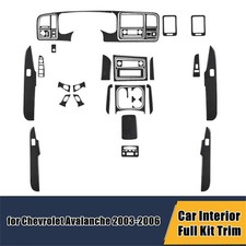 Carbon Fiber Look Car Interior Full Kit Trim For Chevrolet Avalanche 2003-2006 Carbon Fiber Look Car Interior Full Kit Trim For Chevrolet Avalanche 2003-2006