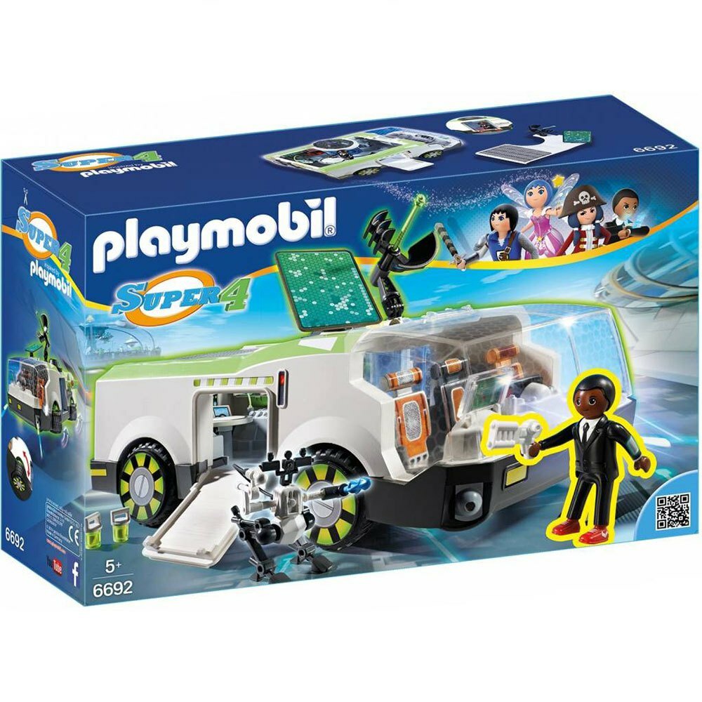 Playmobil 6692 Super Techno Chameleon w/Gene Vehicle Mobile Command  Center NEW