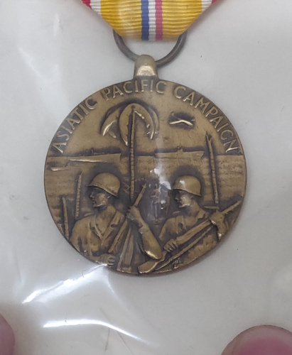 1941 - 1945 ASIATIC PACIFIC CAMPAIGN MEDAL SET - Picture 3 of 10