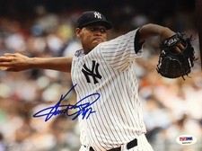 Ivan Nova Signed 8x10 Photo PSA/DNA Sticker NY Yankees Pittsburgh Pirates