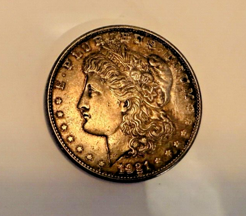 1921 D Silver Dollar – Ungraded Average Condition