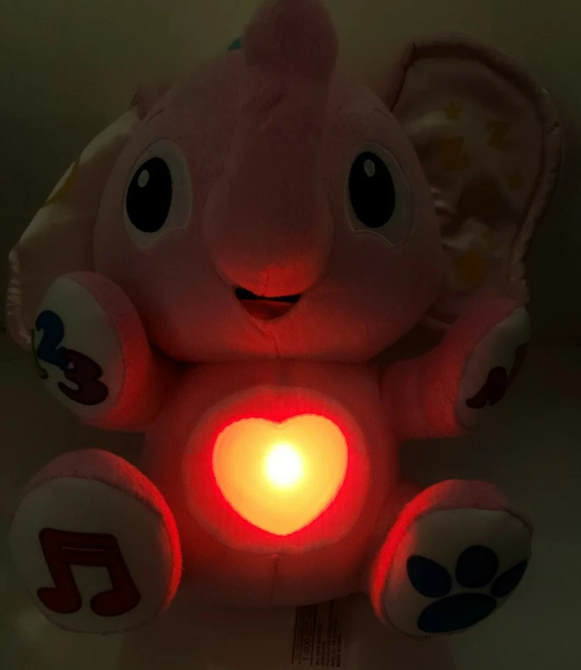 Peluche Little Tikes My Buddy LALAPHANT interactivo elefante rosa funciona Foto 3 de 4
