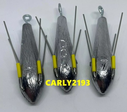 GRIP BREAKAWAY SEA FISHING WEIGHTS ALL SIZES - 3oz 4oz 5oz 6oz 7oz 8oz GRIPPERS - Picture 1 of 3