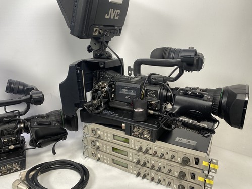 JVC Gy Hd251 Studio Caméra Utilisée Avec Rcu , Moniteurs, KA-HD250 Adaptateur - Photo 2/14