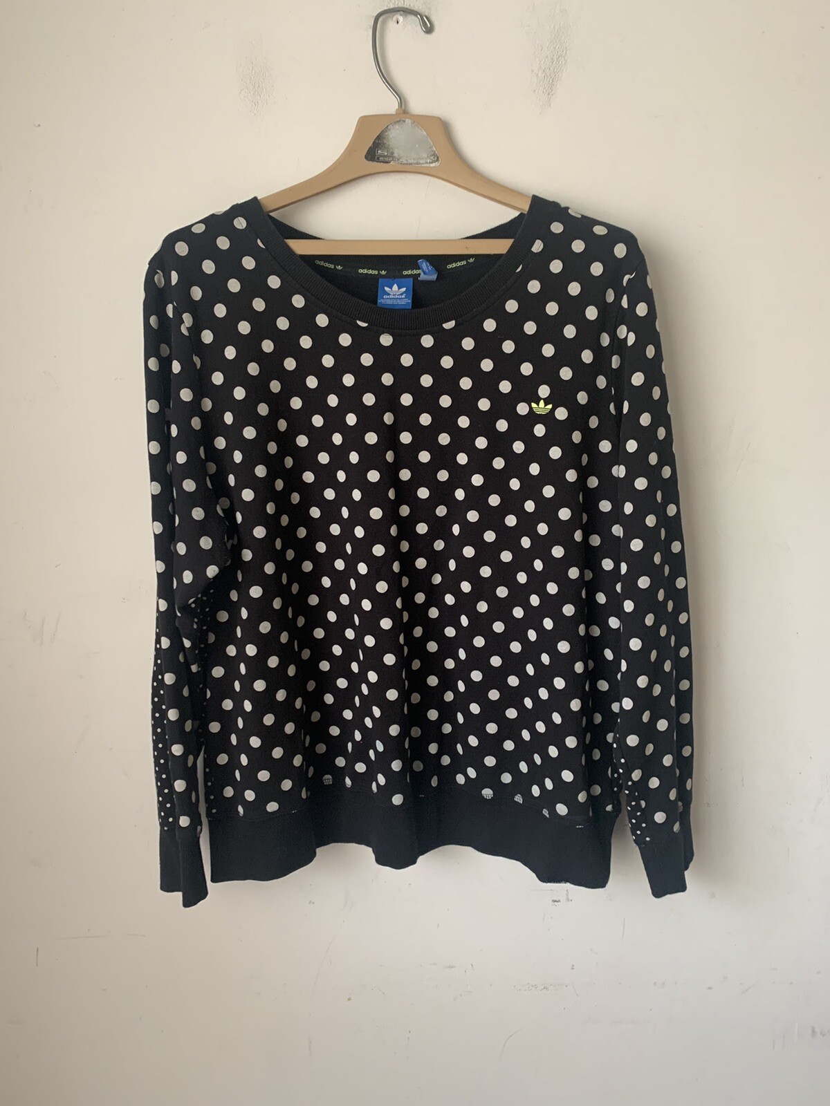 adidas polka dot sweatshirt