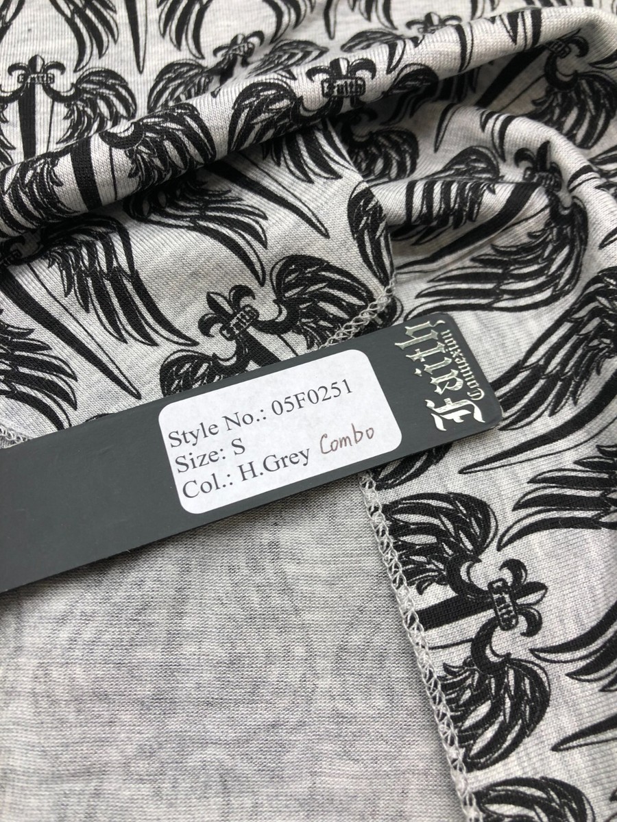 Echarpe triangle gris chiné moyen femme