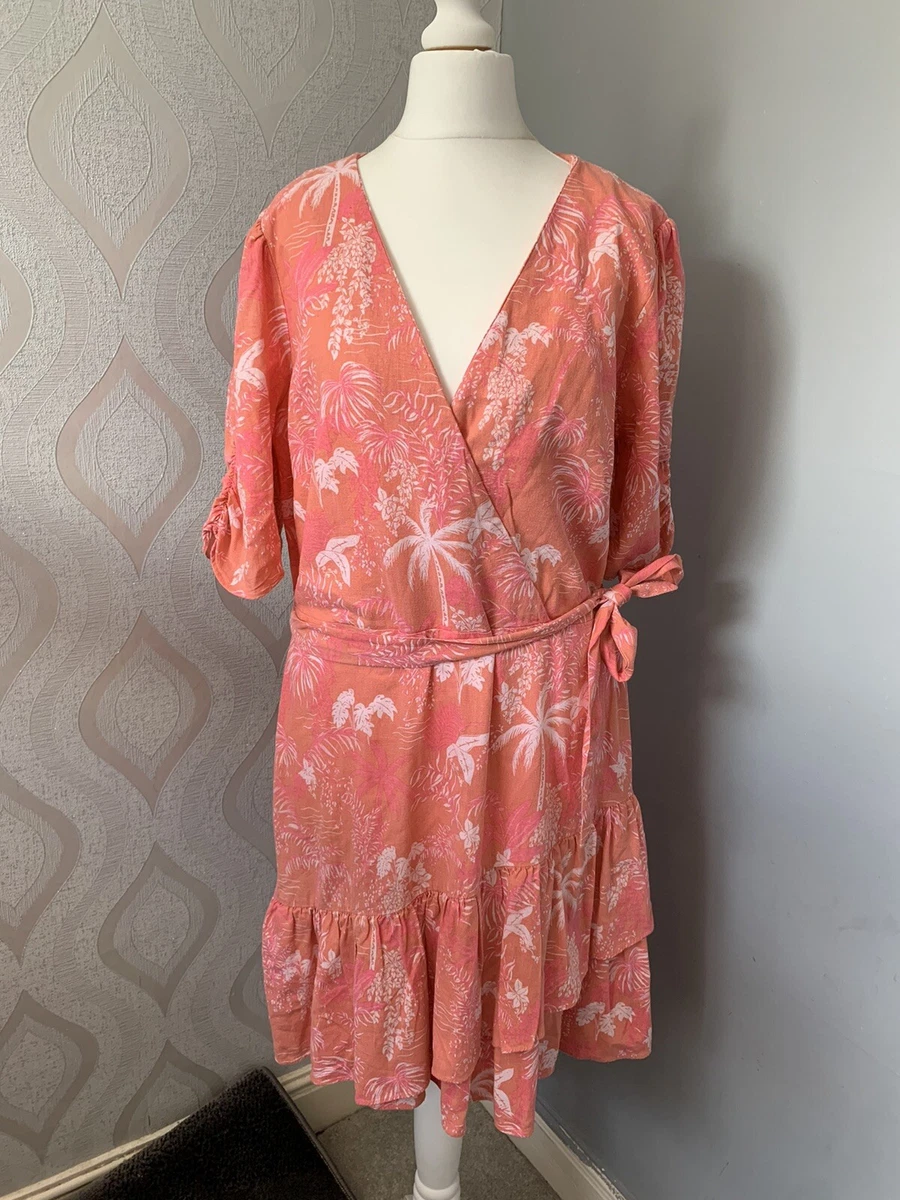 Faux wrap on sale mini dress
