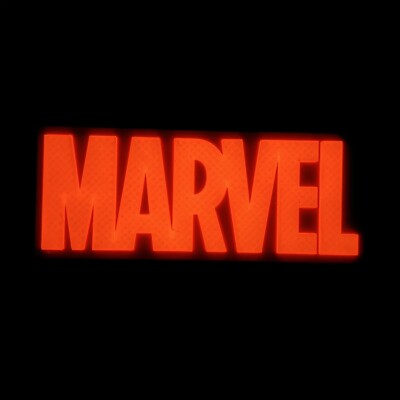3D Printed  MARVEL (GITD) FanSign for your Pops & collectibles