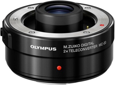 OLYMPUS M.ZUIKO DIGITAL 2x Teleconverter MC-20 MC20 Black NEW | eBay