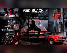 6 RED BLACK Presets - Lightroom Presets