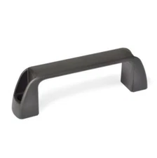 HEAVY DUTY INDUSTRIAL Nylon Plastic U Pull Handle Cabinet Drawer - Matte Black