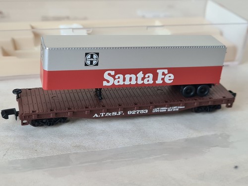 SPUR N US ATLAS 37751 PIGGYBACK WITH TRAILER SANTA FE OVP | Zustand: Gebraucht
