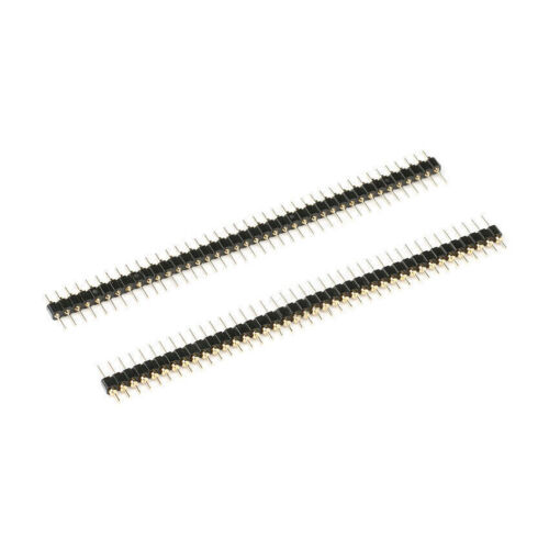 2,54 mm 40 pines macho hembra cabezal redondo enchufe de una sola fila tira conector de PCB - Imagen 3 de 9