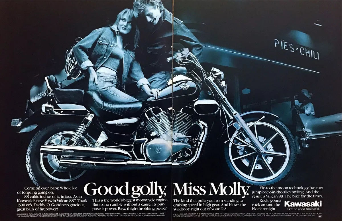 1987 Kawasaki Vulcan 88 V Twin Motorcycle photo 2 page