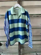 JW Anderson , Contrast Polo, LS in Multicolor BDWD M