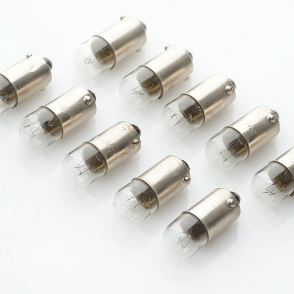 10 X 30V 40Ma 1,2W Ba9S Kurz 9X23 / Birne Lampe / Bajonett Lamp / Skalenlampen-image