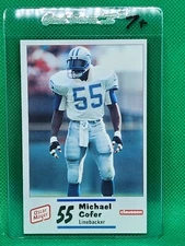 🏈1990 Detroit Lions Police Oscar Mayer #9 MICHAEL COFER🏈 NM NR-MINT or Better!