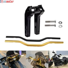 1 1/8" Club Style Pullback Handlebar Riser For Harley Sportster Touring Dyna FXD
