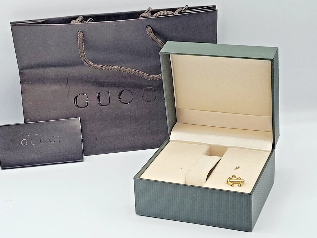 Gucci Watch Case Box Empty Guarantee Card and parts!