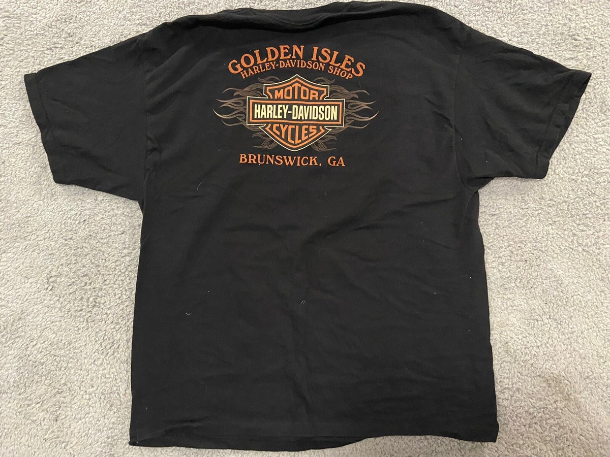 Harley Davidson ユニセックス Tシャツ 黒 ブラック ロゴ Harley-Davidson Fun Wear Harley T-Shirt Loony Tunes Bugs