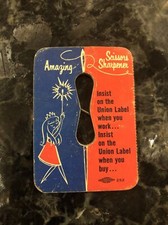 Vintage Amazing Scissors Sharpener Deal's Fabric Center Promo Made in USA WOW