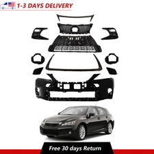For 2011-2017 Lexus CT200h 1.8L New Complete Front Bumper Cover Grille Set