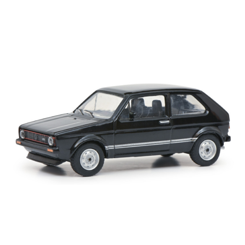 Schuco VW Golf I Gti 1/64 Modellauto Metall Druckguss Schwarz 452027700-image