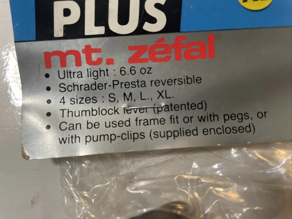 Nos Mt. Zefal Plus Schrader/Presta Válvulas Verde Bomba Tamaño Pequeño Foto 2 de 4