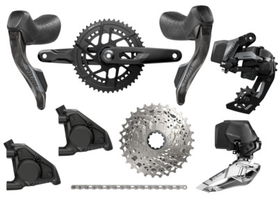 SRAM RIVAL AXS E1, 2x12 Gruppe, 2026, Disc Flatmount, NEU