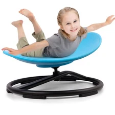 Kids Sensory Spinning Chair, Sit and Spin Toy, Autistic Childs Swivel Chair, Tra
