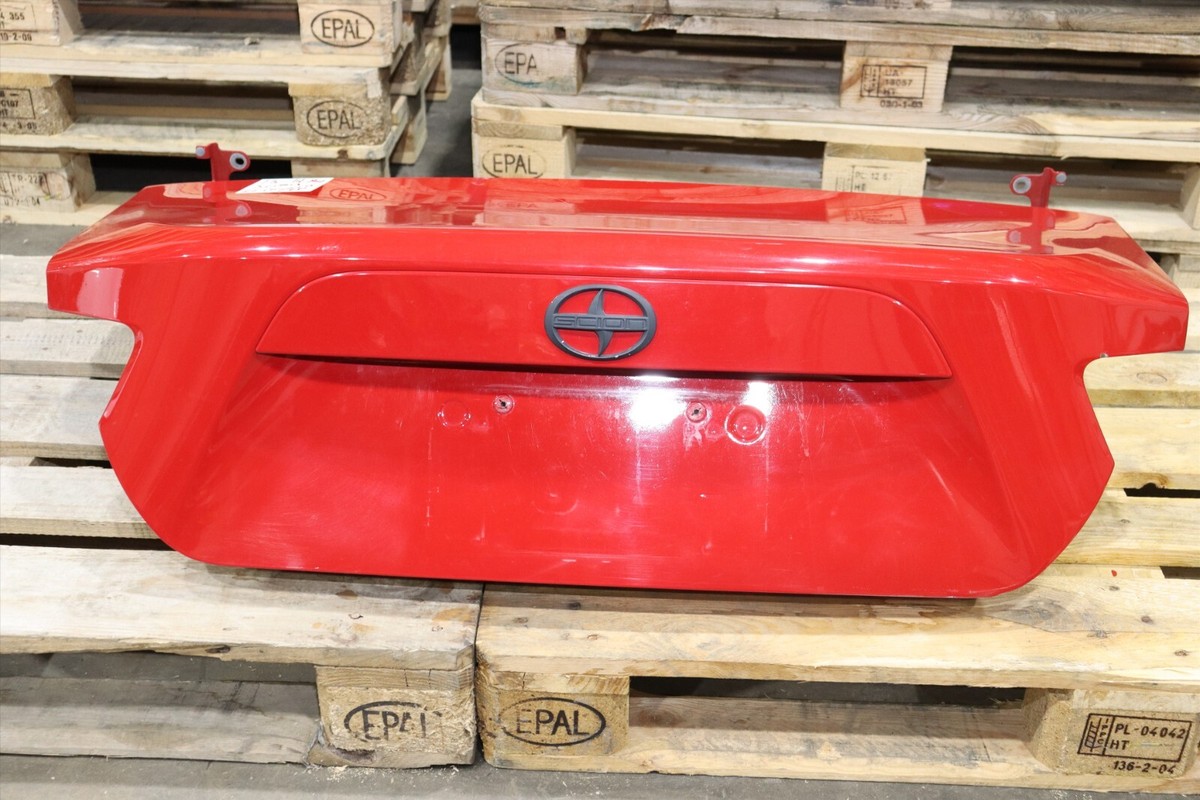 ボックスワン チタンBB 113mm 68mm カーボンスリーブ 中古美品 2013-2014 Scion FRS Subaru BRZ Trunk Lid Wingless W/OUT Camera RED