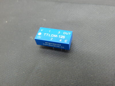 ENGINEERED COMPONENTS TTLDM-125 Delay Line, Fixed Taps, 1-line, 5-tap 14pin DIP