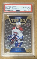 2019-20 Allure Top 50 Nick Suzuki Auto Autograph Signed Rookie Card Rc PSA COA